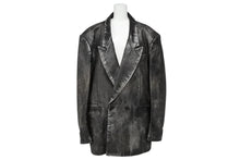 画像をギャラリービューアに読み込む, 極美品 READY MADE レディメイド ダブルテーラードジャケット RE-LE-BK-00-00-239 サイズ4 馬革 フェード ヴィンテージ加工 中古 4b010471