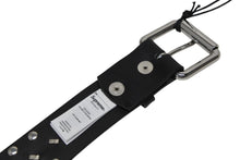 画像をギャラリービューアに読み込む, 新品未使用 Supreme × Number (N)ine シュプリーム ナンバーナイン 25FW スタッズ ベルト ブラック レザー シルバー金具 サイズS 中古 4b010473