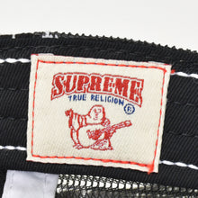 画像をギャラリービューアに読み込む, 新品未使用 Supreme シュプリーム TRUE RELIGION トゥルーレリジョン メッシュキャップ ストラップバック スタッズ ブラック コットン 中古 4b010474
