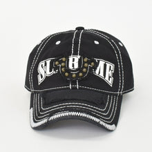 画像をギャラリービューアに読み込む, 新品未使用 Supreme シュプリーム TRUE RELIGION トゥルーレリジョン メッシュキャップ ストラップバック スタッズ ブラック コットン 中古 4b010474