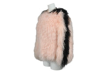 画像をギャラリービューアに読み込む, 極美品 FENDI フェンディ ファーコート ジャケット ラム シルク ファージャケット PR13-15-1842-A ピンク サイズ36 ブラック ピンク 中古 4b010478