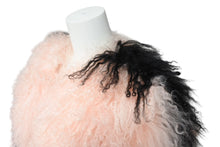 画像をギャラリービューアに読み込む, 極美品 FENDI フェンディ ファーコート ジャケット ラム シルク ファージャケット PR13-15-1842-A ピンク サイズ36 ブラック ピンク 中古 4b010478