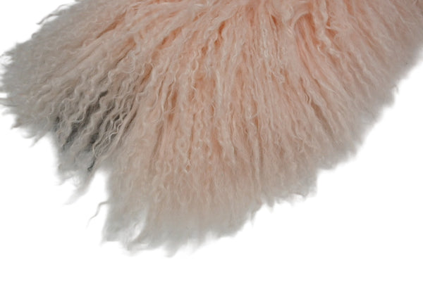 Very Good Condition FENDI Fur Coat Jacket Lamb Silk Fur Jacket PR13-15-1842-A Pink Size 36 Black Pink Used 4b010478