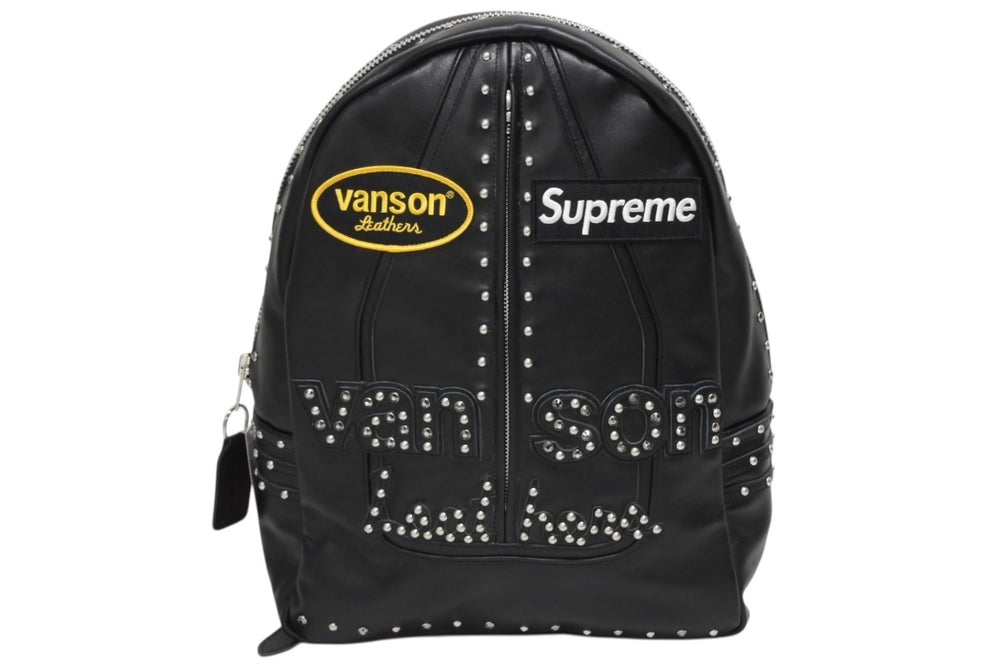 新品未使用 Supreme シュプリーム x ヴァンソンレザー x B.B. サイモン バックパック リュック FW25B26 レザー 中古 4b010482