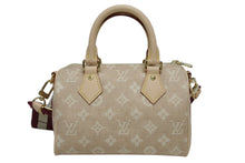Load image into Gallery viewer, 新品未使用 LOUIS VUITTON ルイヴィトン スピーディ バンドリエール 20 2WAYバッグ M15151 ミャオウグラム キャンバス ベージュ 中古 4b010487