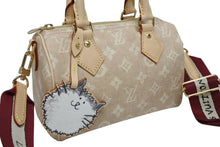 Load image into Gallery viewer, 新品未使用 LOUIS VUITTON ルイヴィトン スピーディ バンドリエール 20 2WAYバッグ M15151 ミャオウグラム キャンバス ベージュ 中古 4b010487