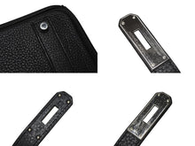 画像をギャラリービューアに読み込む, 極美品 HERMES エルメス バーキン40 ブラック トゴ 40cm ◻︎M刻印 シルバー金具 ハンドバッグ 中古 4b010493