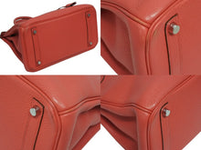 画像をギャラリービューアに読み込む, HERMES エルメス バーキン30 ハンドバッグ ローズジャイプール トゴ シルバー金具 □O刻印 2011年 美品 中古 4b010494