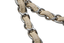 画像をギャラリービューアに読み込む, CHANEL シャネル デカマトラッセ33 Wフラップ Wチェーンショルダーバッグ 15番台 キャビアスキン ココマーク ベージュ 美品 中古 4b010495