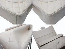 画像をギャラリービューアに読み込む, CHANEL シャネル デカマトラッセ33 Wフラップ Wチェーンショルダーバッグ 15番台 キャビアスキン ココマーク ベージュ 美品 中古 4b010495