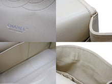 画像をギャラリービューアに読み込む, CHANEL シャネル デカマトラッセ33 Wフラップ Wチェーンショルダーバッグ 15番台 キャビアスキン ココマーク ベージュ 美品 中古 4b010495