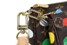画像をギャラリービューアに読み込む, 新品同様 LOUIS VUITTON ルイヴィトン 草間彌生 ミュルティ ポシェット アクセソワール M46385 モノグラムキャンバス マルチカラー 中古 4b010499
