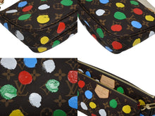 画像をギャラリービューアに読み込む, 新品同様 LOUIS VUITTON ルイヴィトン 草間彌生 ミュルティ ポシェット アクセソワール M46385 モノグラムキャンバス マルチカラー 中古 4b010499