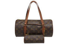 画像をギャラリービューアに読み込む, LOUIS VUITTON ルイヴィトン パピヨン30 ハンドバッグ M51365 旧型 モノグラムキャンバス ブラウン 美品 中古 4b010503