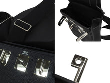 画像をギャラリービューアに読み込む, 新品未使用 エルメス HERMES アッカドPM W刻印 ワンショルダーバッグ ブラック トゴ 新型 シルバー金具 中古 4b010505