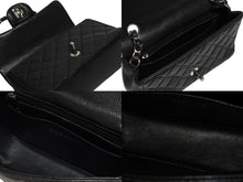 画像をギャラリービューアに読み込む, 極美品 CHANEL シャネル ミニマトラッセ19 Sフラップ Sチェーンショルダーバッグ 20番台 キャビアスキン ココマーク シルバー金具 中古 4b010508