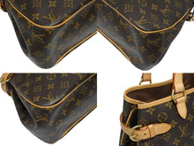 画像をギャラリービューアに読み込む, 極美品 LOUIS VUITTON ルイヴィトン ハンドバッグ バティニョールオリゾンタル M51154 モノグラム ブラウン 中古 4b010509
