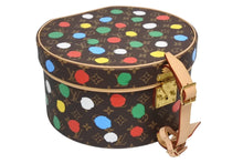 画像をギャラリービューアに読み込む, 極美品 LOUIS VUITTON ルイヴィトン × 草間彌生 ボワット シャポー30 ペインティッド ドット マルチカラー M46399 中古 4b010511