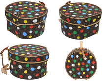 画像をギャラリービューアに読み込む, 極美品 LOUIS VUITTON ルイヴィトン × 草間彌生 ボワット シャポー30 ペインティッド ドット マルチカラー M46399 中古 4b010511