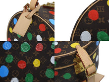 画像をギャラリービューアに読み込む, 極美品 LOUIS VUITTON ルイヴィトン × 草間彌生 ボワット シャポー30 ペインティッド ドット マルチカラー M46399 中古 4b010511