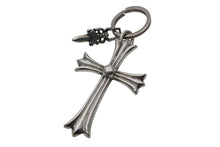 画像をギャラリービューアに読み込む, CHROME HEARTS クロムハーツ CH CRS LG &amp; No5 DGGR ラージクロス #5ダガー キーリング 重量約51.2g 美品 中古 4b010513