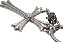 画像をギャラリービューアに読み込む, CHROME HEARTS クロムハーツ CH CRS LG &amp; No5 DGGR ラージクロス #5ダガー キーリング 重量約51.2g 美品 中古 4b010513