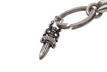 画像をギャラリービューアに読み込む, CHROME HEARTS クロムハーツ CH CRS LG &amp; No5 DGGR ラージクロス #5ダガー キーリング 重量約51.2g 美品 中古 4b010513