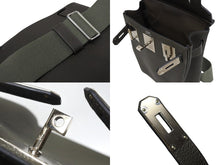 画像をギャラリービューアに読み込む, 新品同様 エルメス HERMES アッカドPM U刻印 ヴェール ドゥ グリワンショルダーバッグ カーキ シルバー金具 中古 4b010520