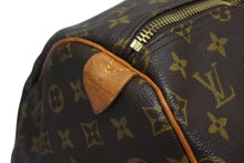 画像をギャラリービューアに読み込む, LOUIS VUITTON ルイヴィトン キーポル55 ボストンバッグ M41424 モノグラム PVC ヌメ革 ブラウン 良品 中古 4b010526