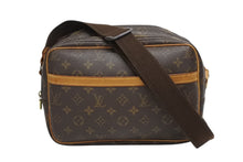 画像をギャラリービューアに読み込む, LOUIS VUITTON ルイヴィトン ショルダーバッグ リポーターPM M45254 モノグラムキャンバス ヌメ革 ブラウン 良品 中古 4b010528