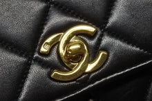 画像をギャラリービューアに読み込む, 極美品 CHANEL シャネル Sフラップ Sチェーンショルダーバッグ 3番台 ココマーク ラムスキン ブラック ゴールド金具 中古 4b010531