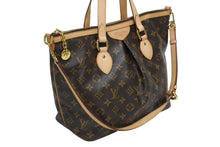 画像をギャラリービューアに読み込む, 極美品 LOUIS VUITTON ルイヴィトン パレルモPM 2WAY ハンドバッグ M40145 モノグラム PVC ヌメ革 ゴールド金具 中古 4b010533