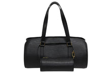 画像をギャラリービューアに読み込む, 極美品 LOUIS VUITTON ルイヴィトン エピ スフロ ハンドバッグ レザー ノワール M52222 エピレザー ゴールド金具 中古 4b010535