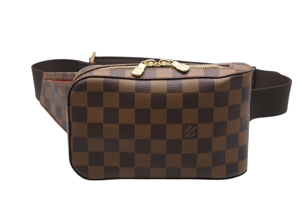 Very good condition LOUIS VUITTON Jeronimos waist bag body bag N51994 Damier Brown Used 4b010539