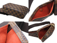 画像をギャラリービューアに読み込む, 極美品 LOUIS VUITTON ルイヴィトン ジェロニモス ウエストバッグ ボディバッグ N51994 ダミエ ブラウン 中古 4b010539