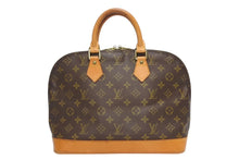 画像をギャラリービューアに読み込む, LOUIS VUITTON ルイ ヴィトン アルマPM ハンドバッグ M51130 モノグラム PVC ブラウン ゴールド金具 美品 中古 4b010542