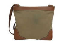 画像をギャラリービューアに読み込む, 極美品 PRADA プラダ ロゴジャガード ショルダーバッグ BT0357 ベージュ ブラウン コットンキャンバス レザー ゴールド金具 中古 4b010543