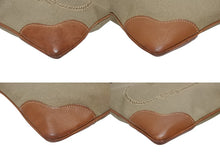 画像をギャラリービューアに読み込む, 極美品 PRADA プラダ ロゴジャガード ショルダーバッグ BT0357 ベージュ ブラウン コットンキャンバス レザー ゴールド金具 中古 4b010543