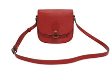 画像をギャラリービューアに読み込む, LOUIS VUITTON ルイヴィトン ショルダーバッグ エピ ミニサンクルー カスティリアン レッド M52217 ゴールド金具 美品 中古 4b010545