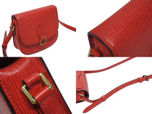画像をギャラリービューアに読み込む, LOUIS VUITTON ルイヴィトン ショルダーバッグ エピ ミニサンクルー カスティリアン レッド M52217 ゴールド金具 美品 中古 4b010545
