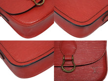 画像をギャラリービューアに読み込む, LOUIS VUITTON ルイヴィトン ショルダーバッグ エピ ミニサンクルー カスティリアン レッド M52217 ゴールド金具 美品 中古 4b010545
