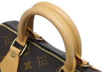 画像をギャラリービューアに読み込む, LOUIS VUITTON ルイヴィトン モノグラム スピーディ25 ハンドバッグ ブラウン M41109 ゴールド金具 美品 中古 4b010547