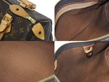 画像をギャラリービューアに読み込む, LOUIS VUITTON ルイヴィトン モノグラム スピーディ25 ハンドバッグ ブラウン M41109 ゴールド金具 美品 中古 4b010547