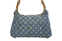 画像をギャラリービューアに読み込む, LOUIS VUITTON ルイヴィトン モノグラムデニム バギーPM ショルダーバッグ ワンショルダー M95049 インディゴブルー 良品 中古 4b010548