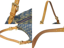 画像をギャラリービューアに読み込む, LOUIS VUITTON ルイヴィトン モノグラムデニム バギーPM ショルダーバッグ ワンショルダー M95049 インディゴブルー 良品 中古 4b010548