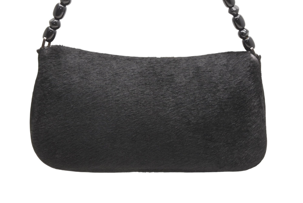 極美品 Christian Dior クリスチャンディオール ワンショルダーバッグ マリスパール ビーズ ゴールド 中古 4b010550