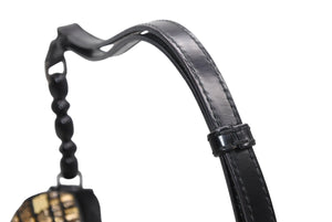 極美品 Christian Dior クリスチャンディオール ワンショルダーバッグ マリスパール ビーズ ゴールド 中古 4b010550
