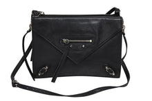 画像をギャラリービューアに読み込む, 極美品 BALENCIAGA バレンシアガ ペーパートリプル XS ショルダーバッグ ポシェット 398815 レザー ブラック シルバー金具 中古 4b010552