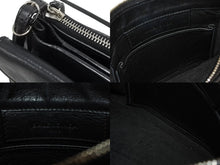 画像をギャラリービューアに読み込む, 極美品 BALENCIAGA バレンシアガ ペーパートリプル XS ショルダーバッグ ポシェット 398815 レザー ブラック シルバー金具 中古 4b010552