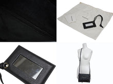 画像をギャラリービューアに読み込む, 極美品 BALENCIAGA バレンシアガ ペーパートリプル XS ショルダーバッグ ポシェット 398815 レザー ブラック シルバー金具 中古 4b010552